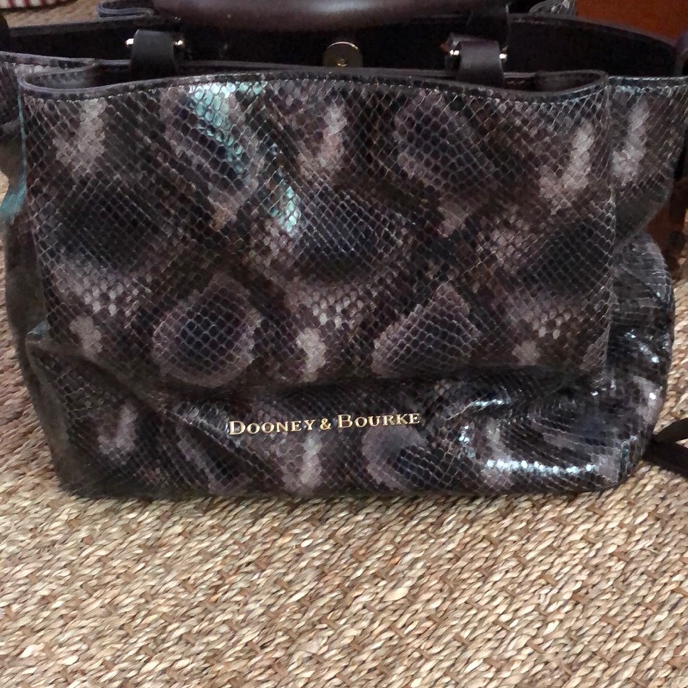 Snake print Dooney!